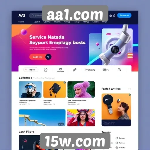 Explorando a interface do site aa1.com