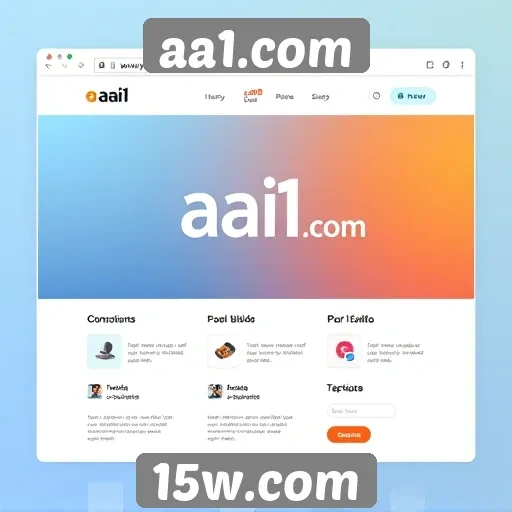Análise da interface do usuário no aa1.com